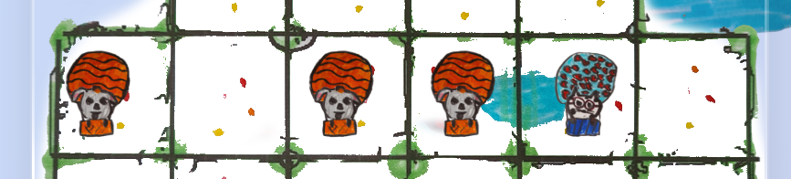 3 Dogs vs 1 Cat - 2 Dogs Move