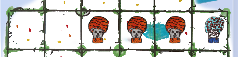 3 Dogs vs 1 Cat at Edge - Start